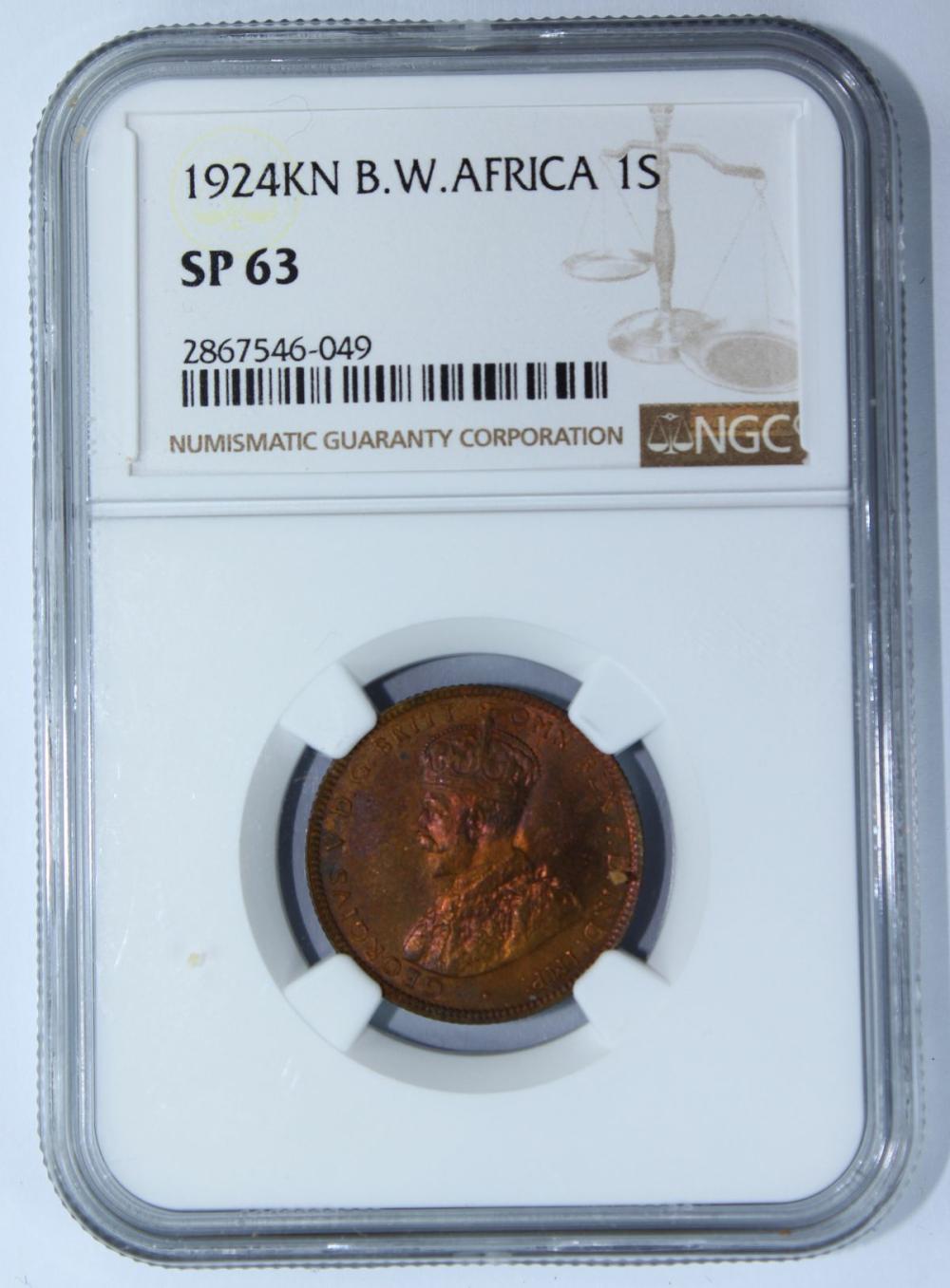 British West Africa 1924 KN... image