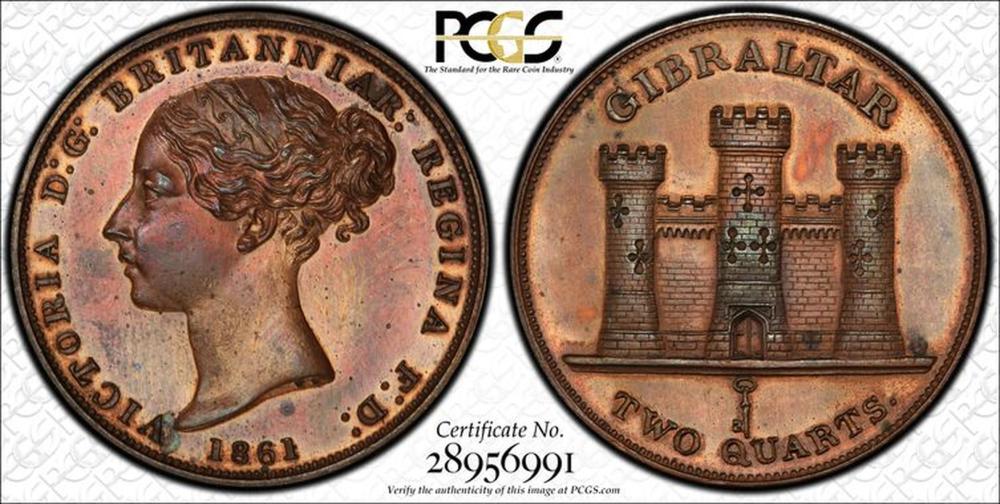 Gibraltar 1861 2 Quarts Pro... image