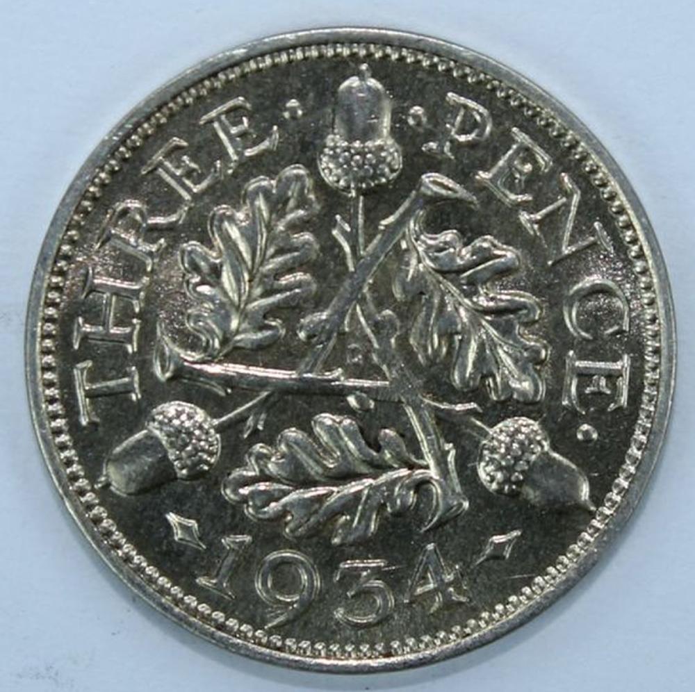 Great Britain 1934 Threepen... image