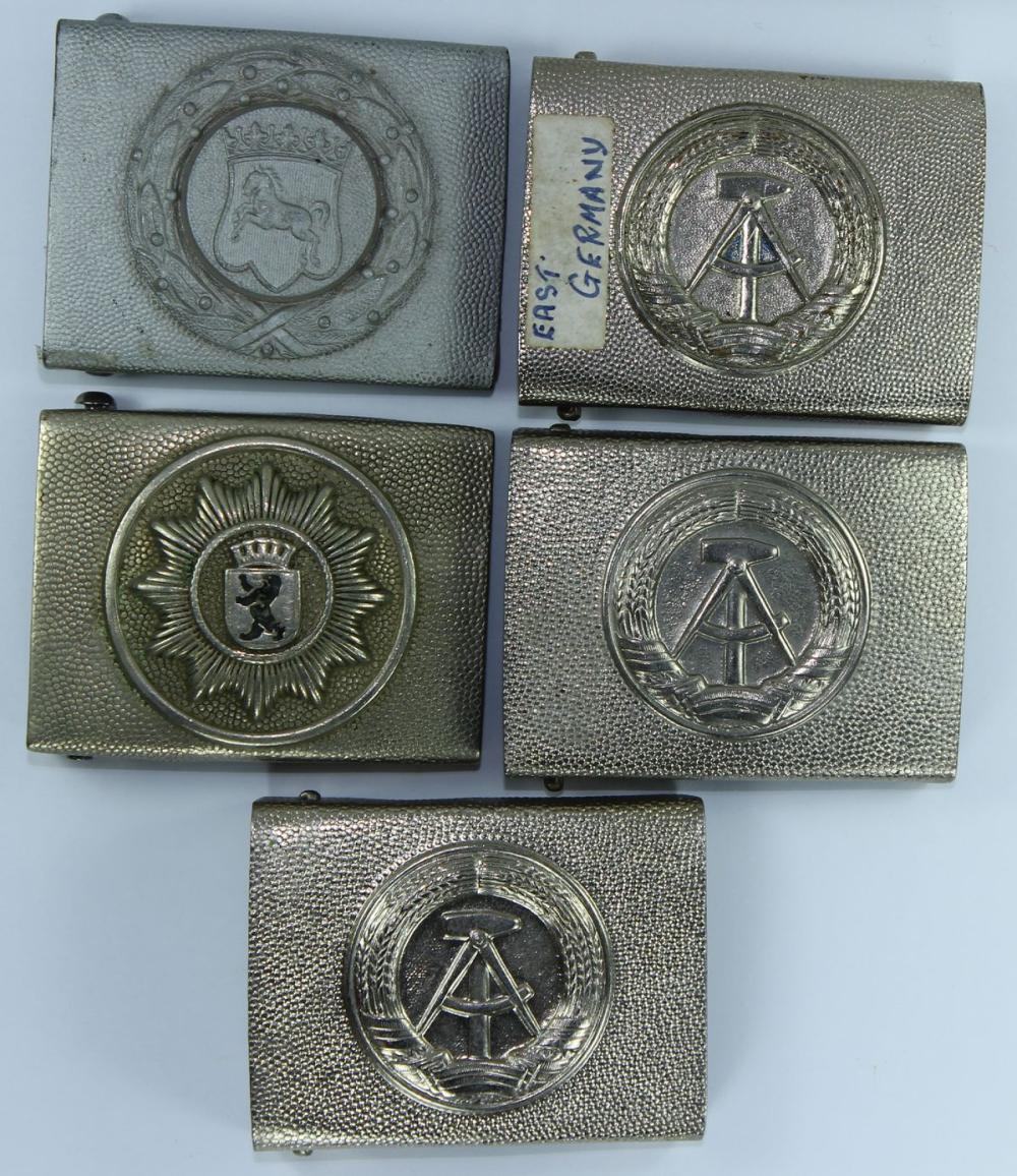 German Belt Buckles (5 items) image