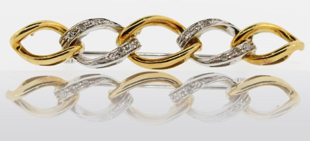 Diamond-set 18ct Yellow & W... image