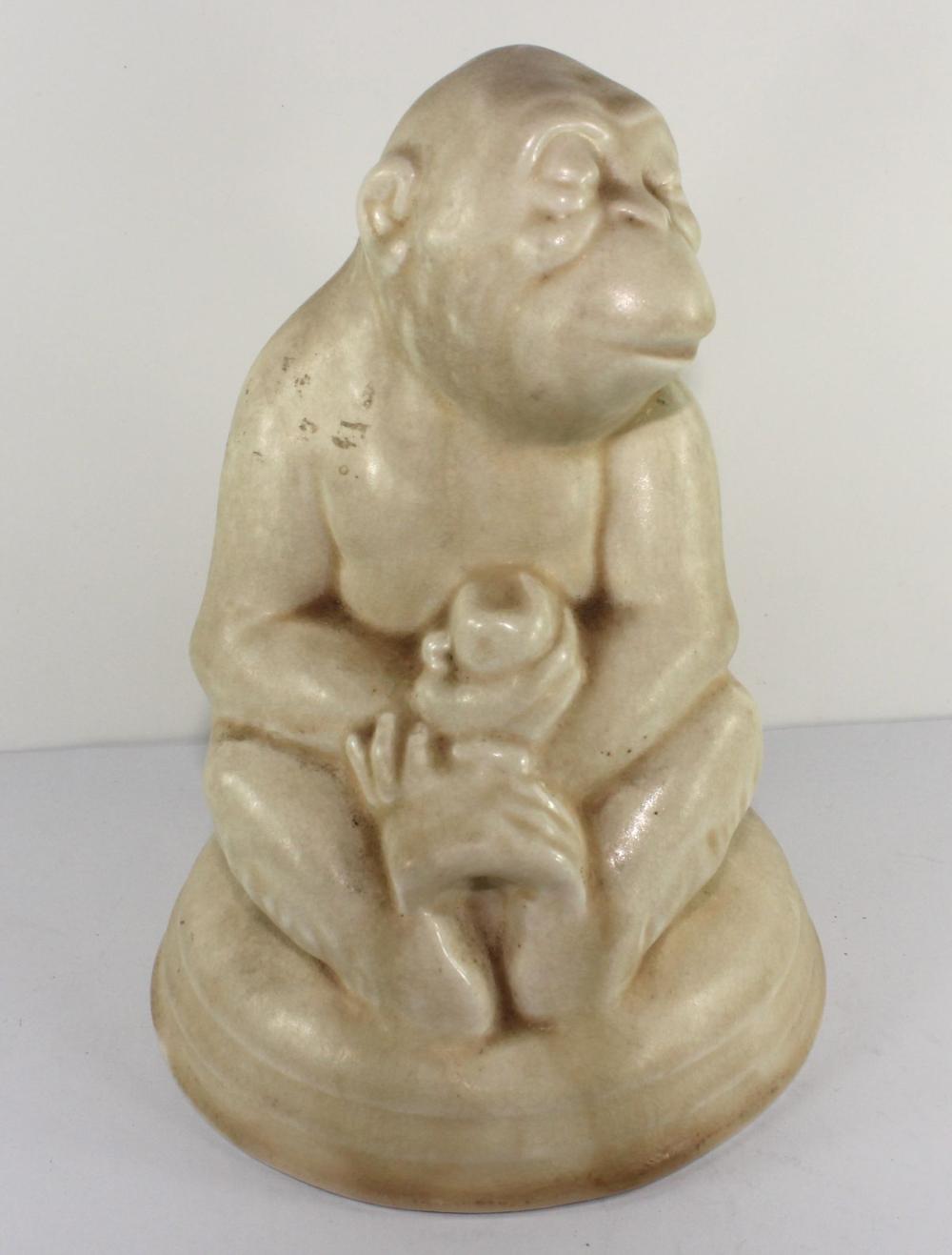Resting Monkey Statue by Be... image