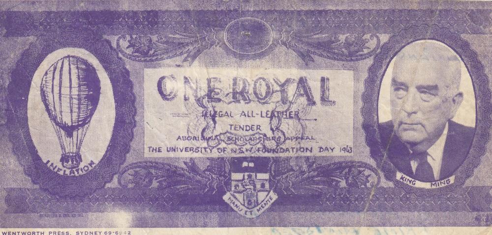 Australia 'One Royal' Political Banknote, Fine