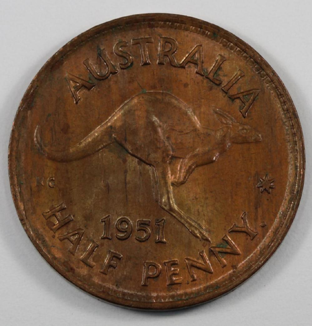Australia. 1951 (Y) Halfpen... image