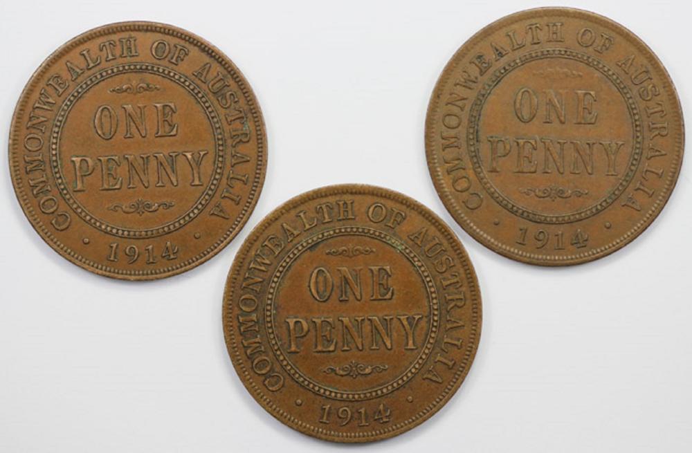 Australia. 1914 Penny, abou... image