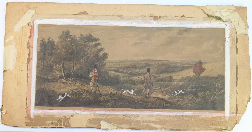 Hand-coloured Print titled ... image