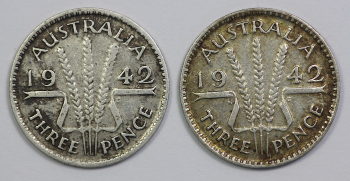 Australia 1942 (M) Threepen... image