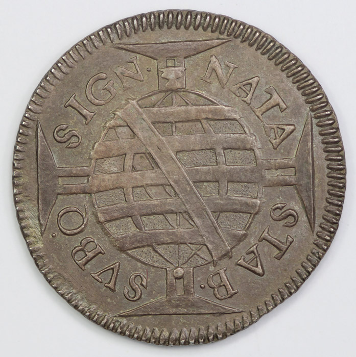 Brazil 1695 320 Reis, Toned... image