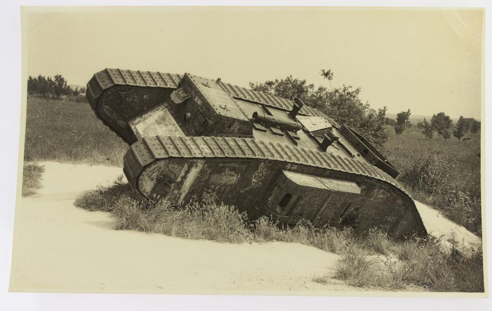WWI Sepia Photograph of aba... image
