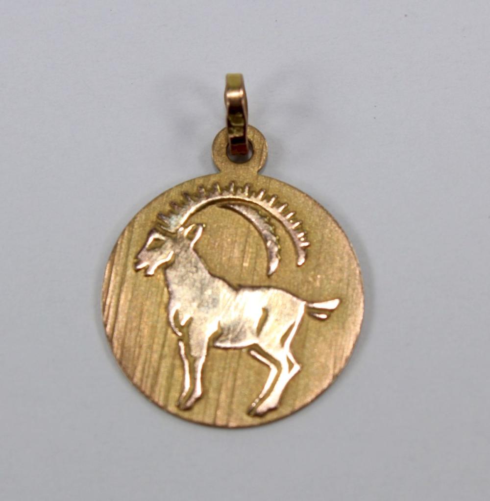 Capricorn Charm in 9ct Gold image