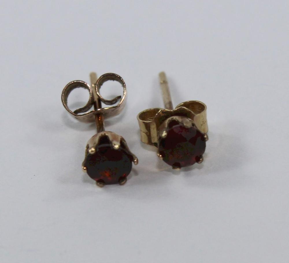 Ruby Stud Earrings in 9ct Y... image
