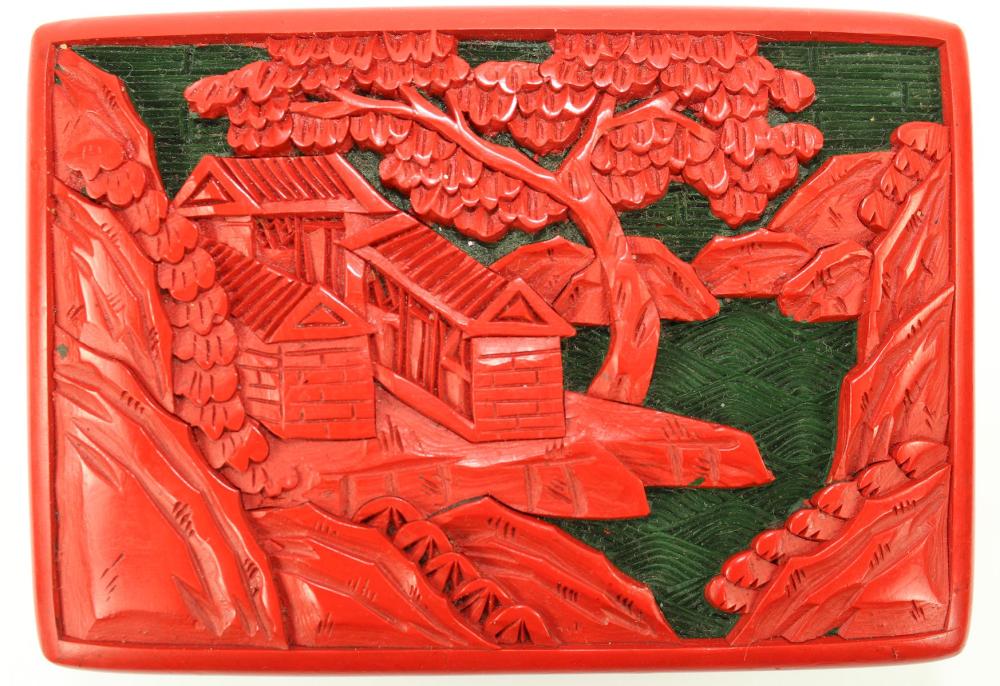 Chinese Red Cinnabar Box image