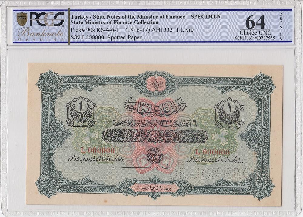 Turkey Specimen 1 Livre (19... image
