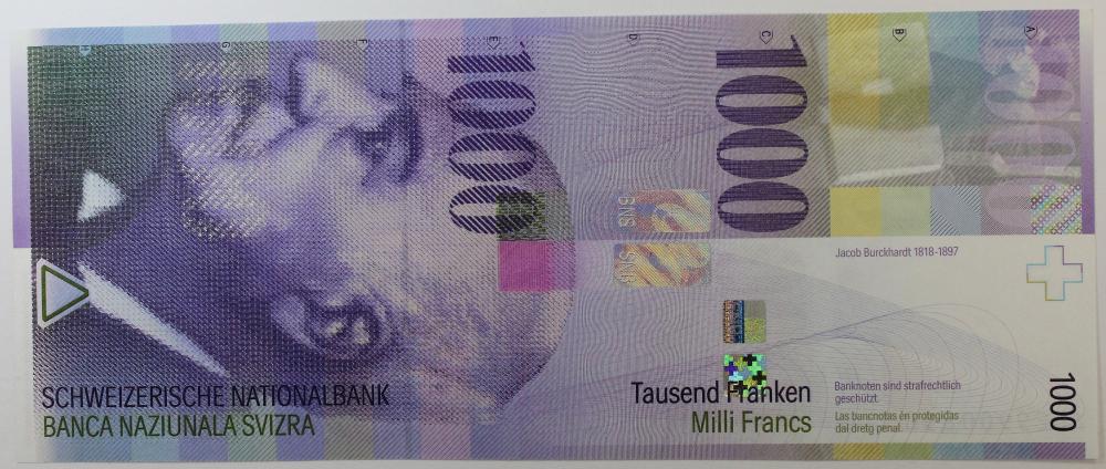 Switzerland 1000 Francs (20... image
