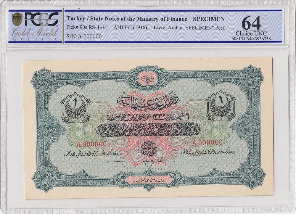 Turkey Specimen 1 Livre (19... image