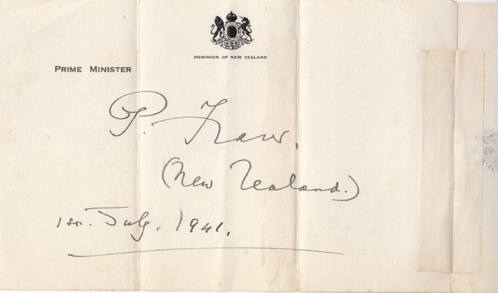 New Zealand. 'Peter Fraser'... image