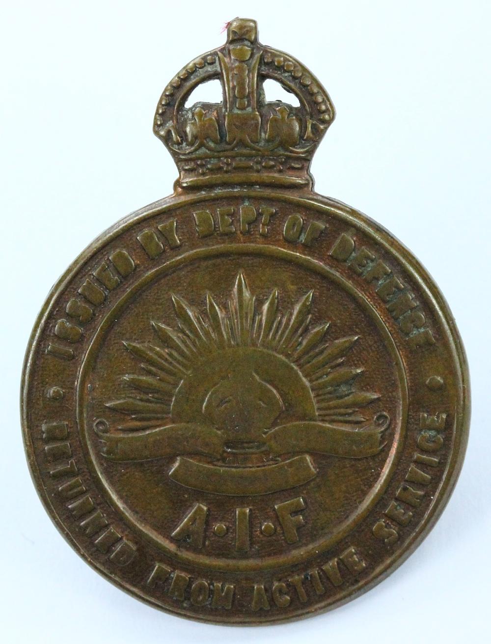 Australia WWI. 'Returned fr... image