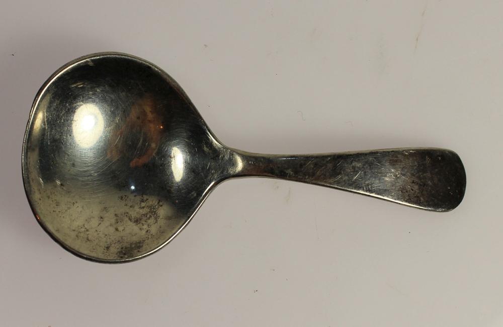 Antique Silver-plated Tea Caddy Spoon