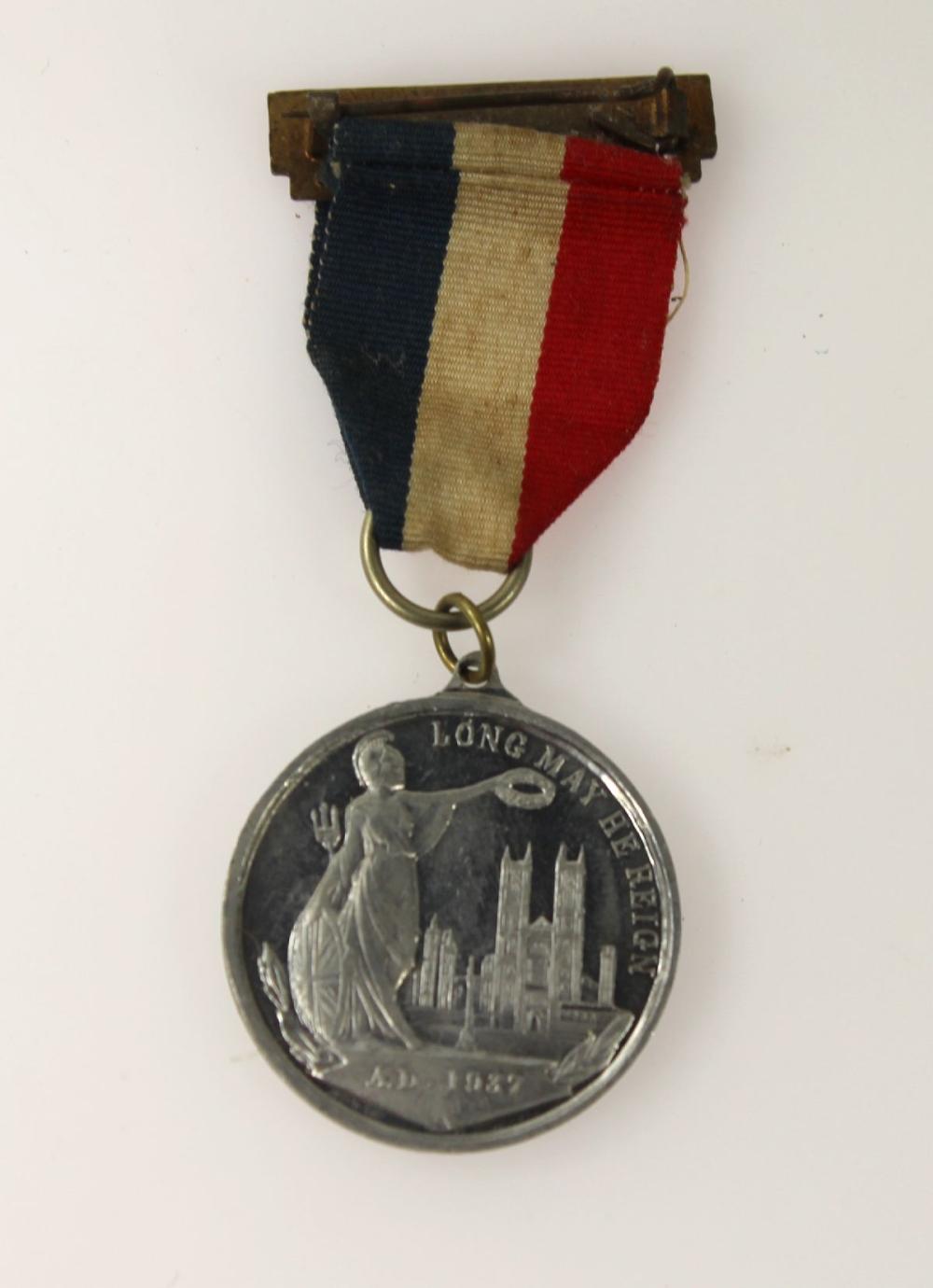 Great Britain 1937 Edward V111 Coronation Medal in White Metal, Uncirculated