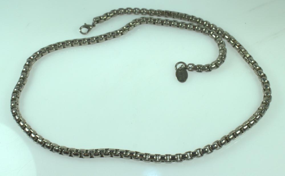 Heavy Costume Box Chain Necklace