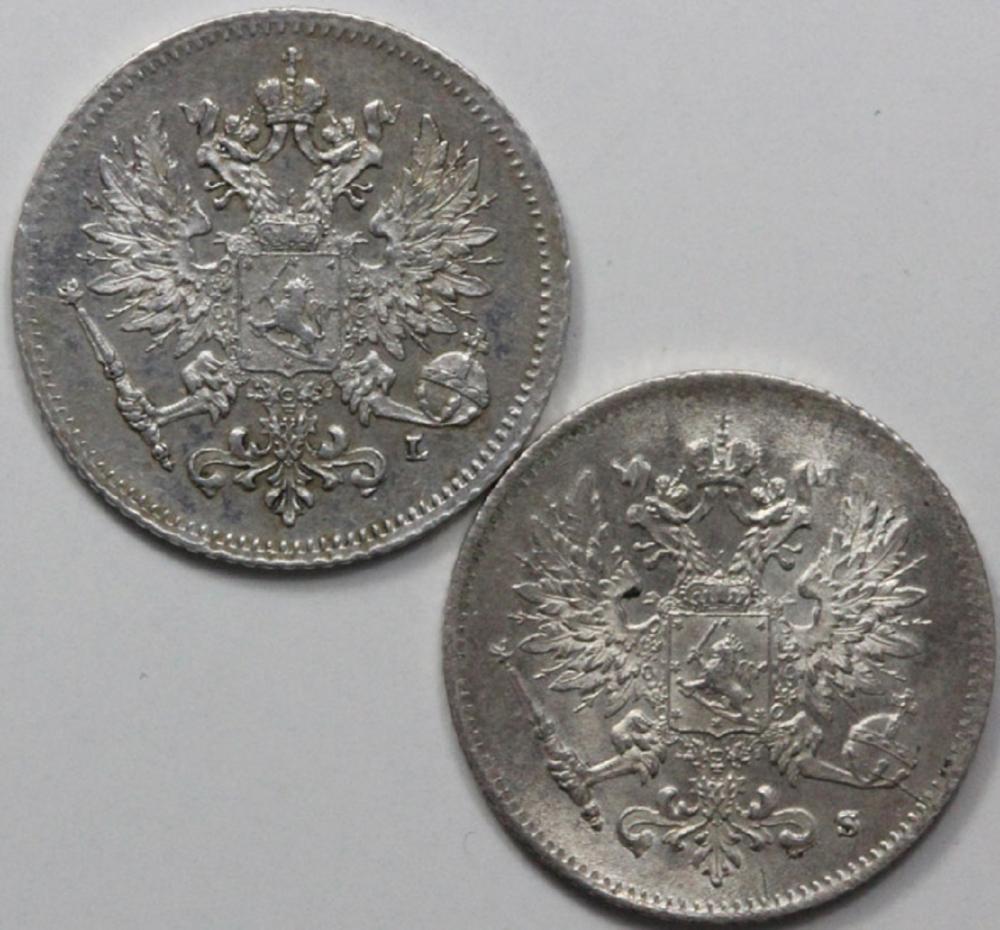 Finland. 1907 L & 1915 S 25... image
