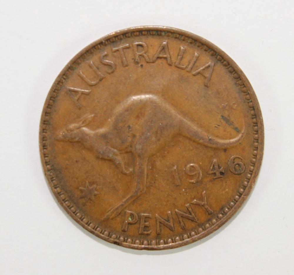 Australia 1946 Penny, Very ... image