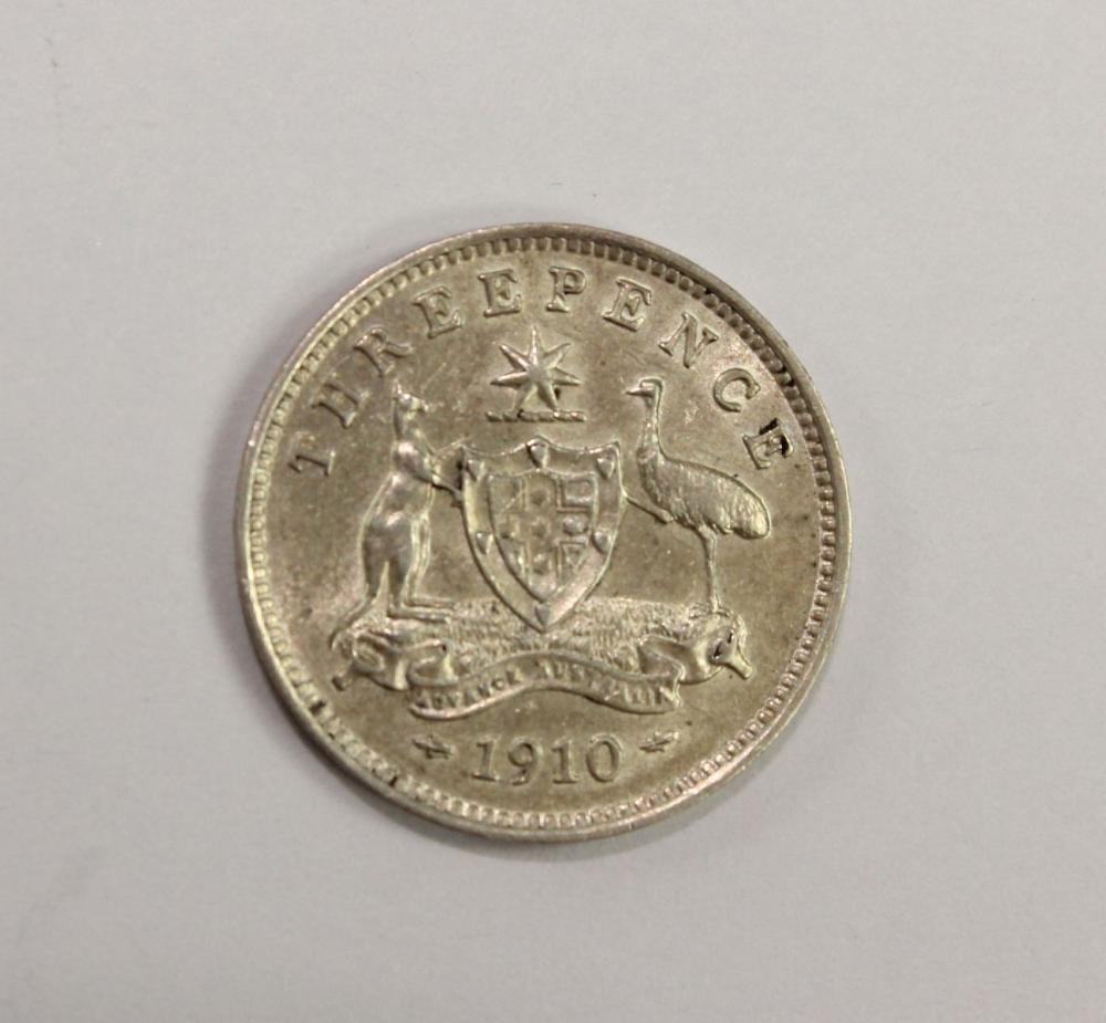 Australia 1910 Threepence, ... image