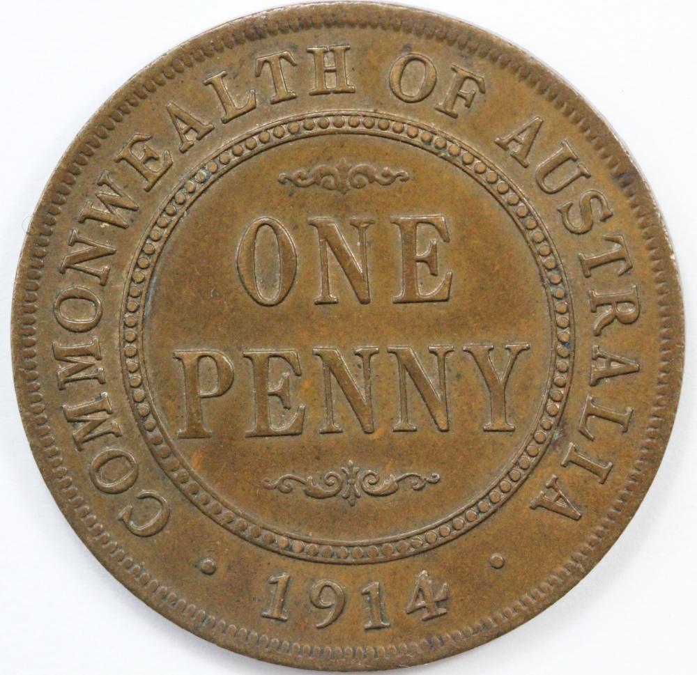 Australia. 1914 Penny, virt... image