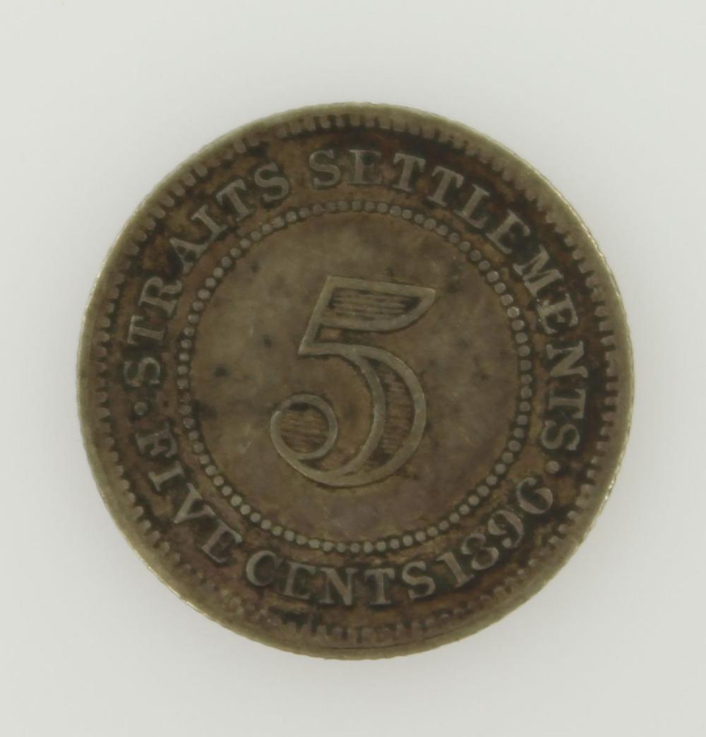 Straits Settlements 1896 5 ... image