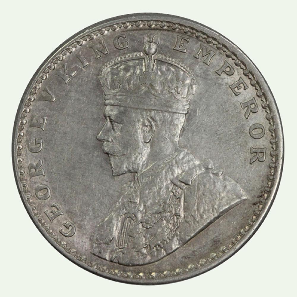 India 1911 'Pig' Rupee, Lus... image