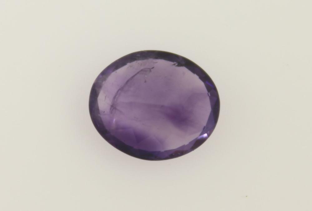 Faceted-Oval Amethyst image
