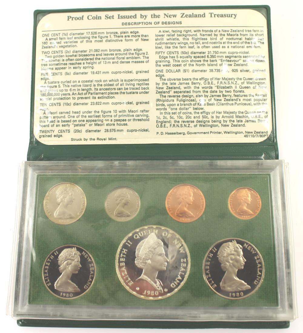 New Zealand 1980 Proof Coin... image
