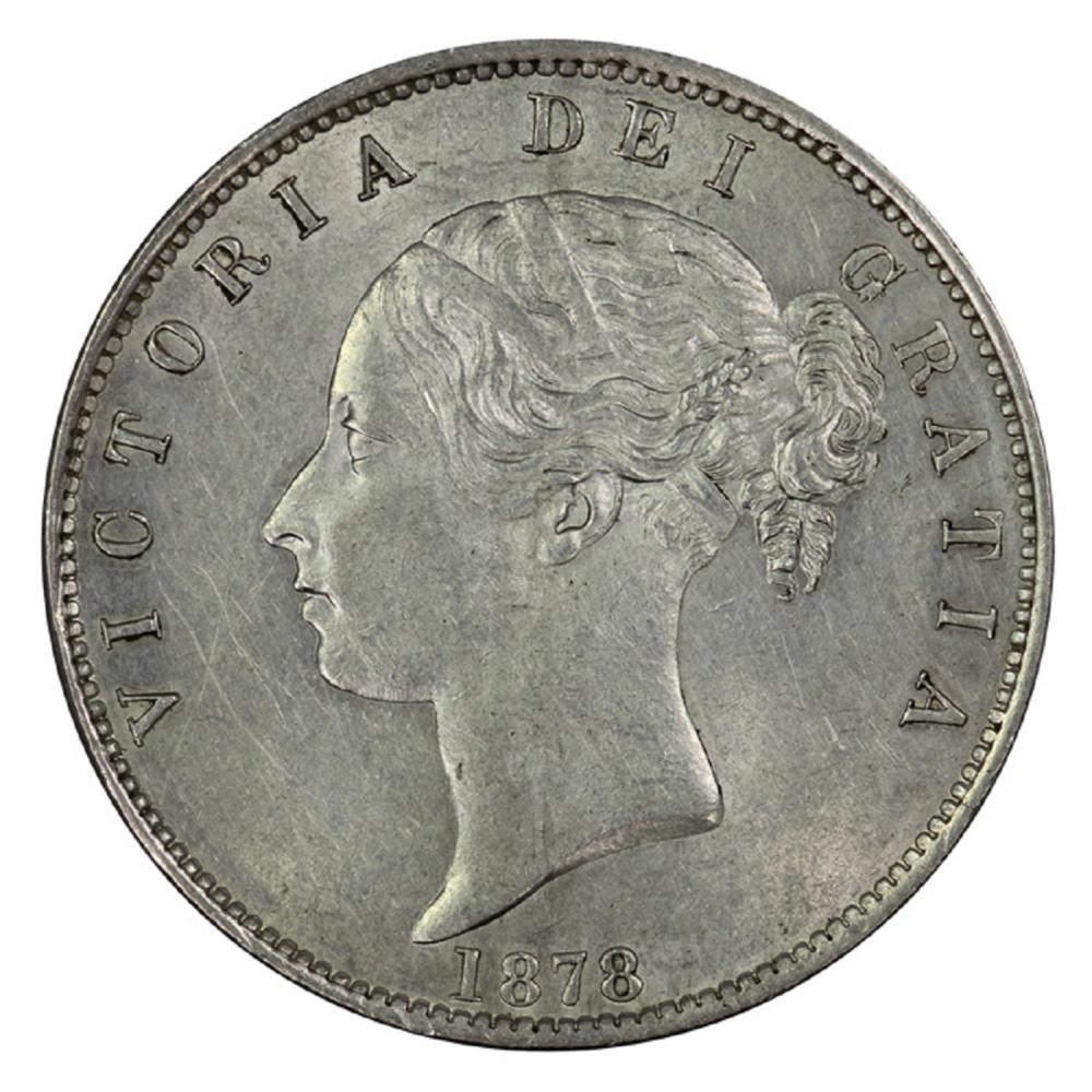 Great Britain. Victoria 1878 Half Crown, virtually Uncirculated