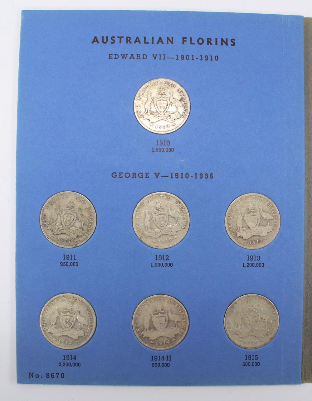 Australia 1910-1963 Florin ... image