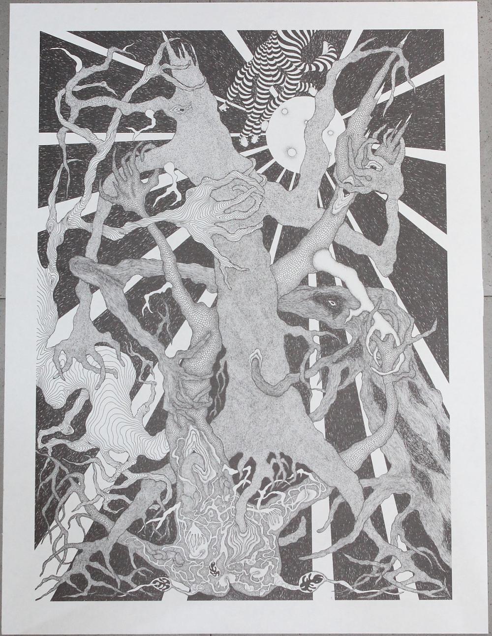 Erotic Print titled 'The Kn... image