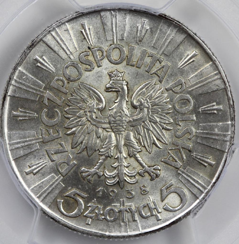 Poland 1938 5 Zlotych, PCGS... image