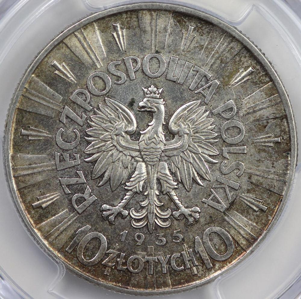 Poland 1935 10 Zlotych, PCG... image