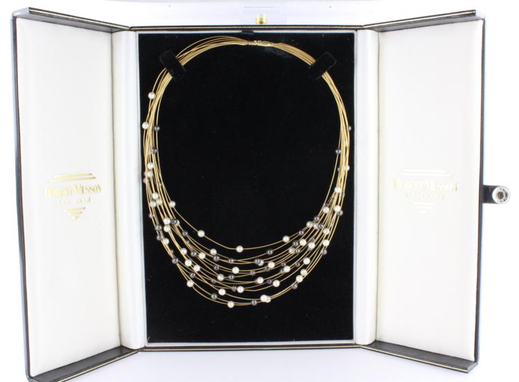 Necklace of Black and White... image
