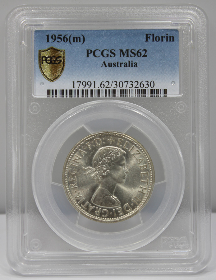 Australia 1956 Florin, PCGS... image