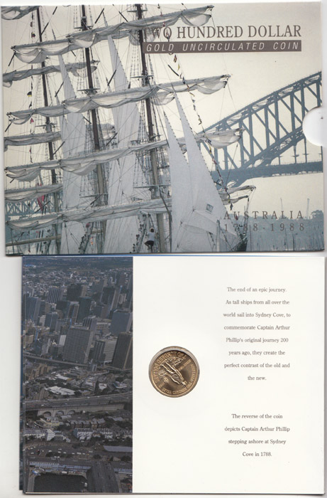 Australia 1788 - 1988 $200 ... image