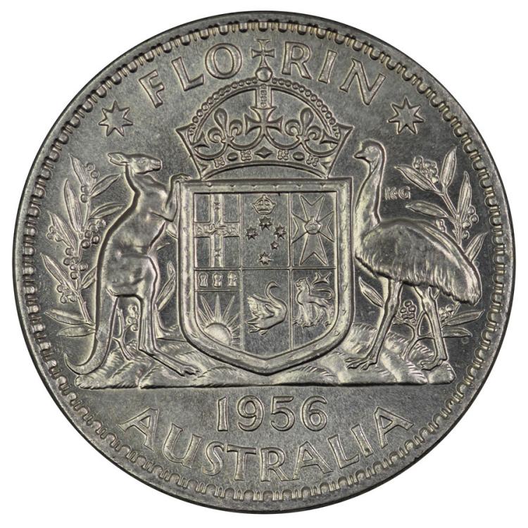 Australia 1956 Florin, Choi... image