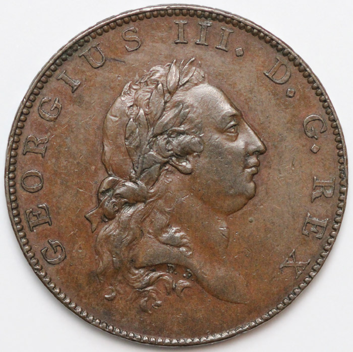 Great Britain 1788 Copper P... image
