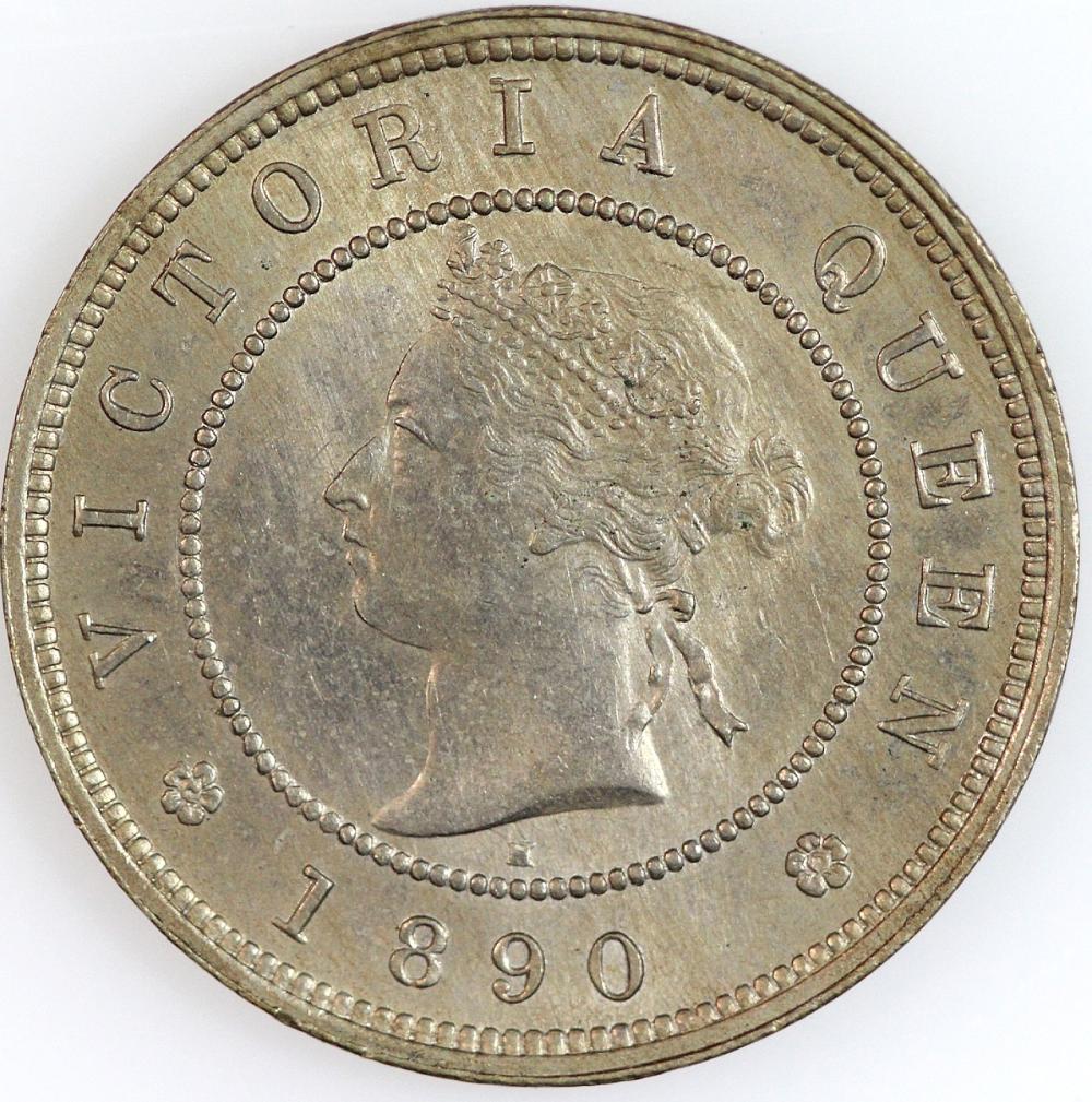 Jamaica 1890 H Farthing, Choice Uncirculated