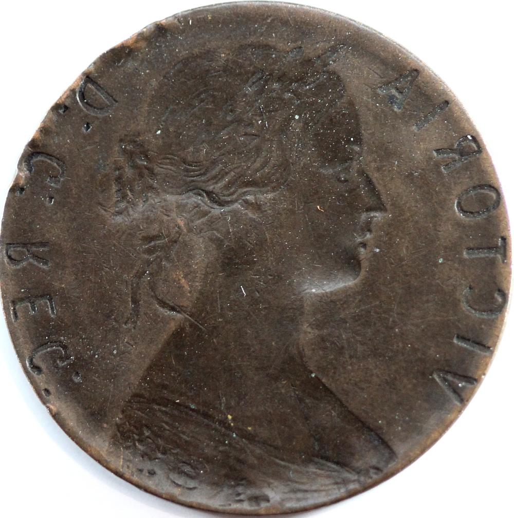 Newfoundland (Canada) Victoria 'Error' Cent , good Extremely Fine