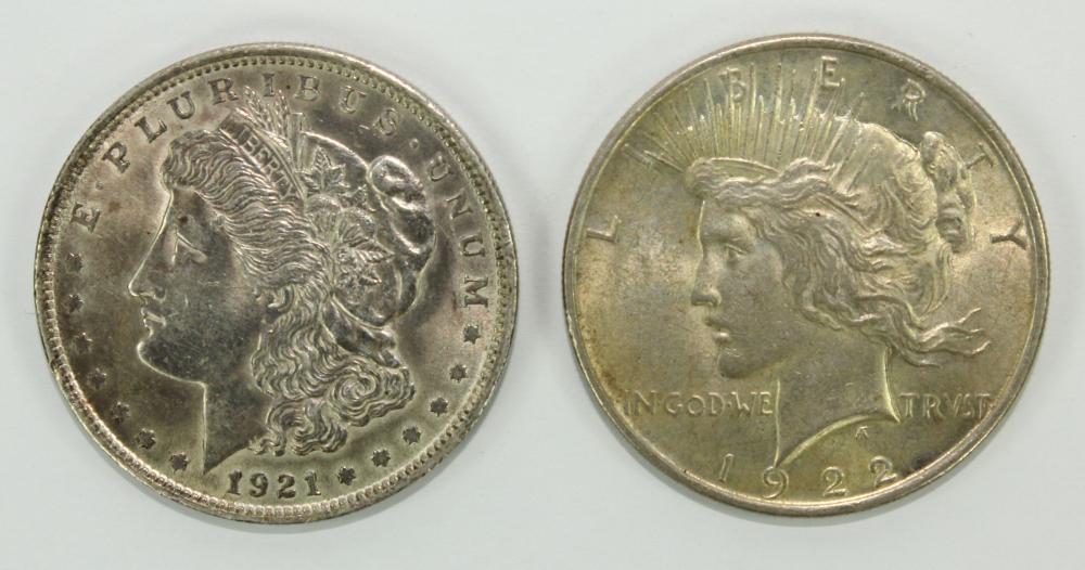 U.S.A. 1921 'Morgan' Silver... image