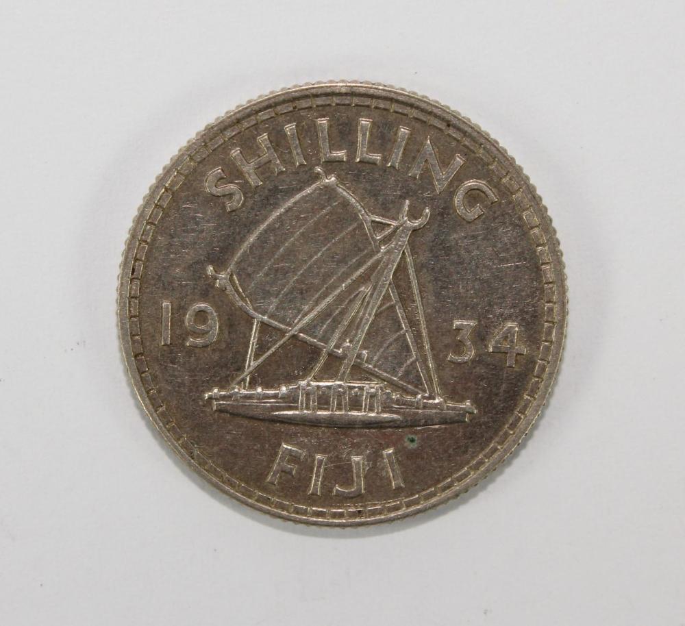 Fiji 1934 Silver (500) Shil... image