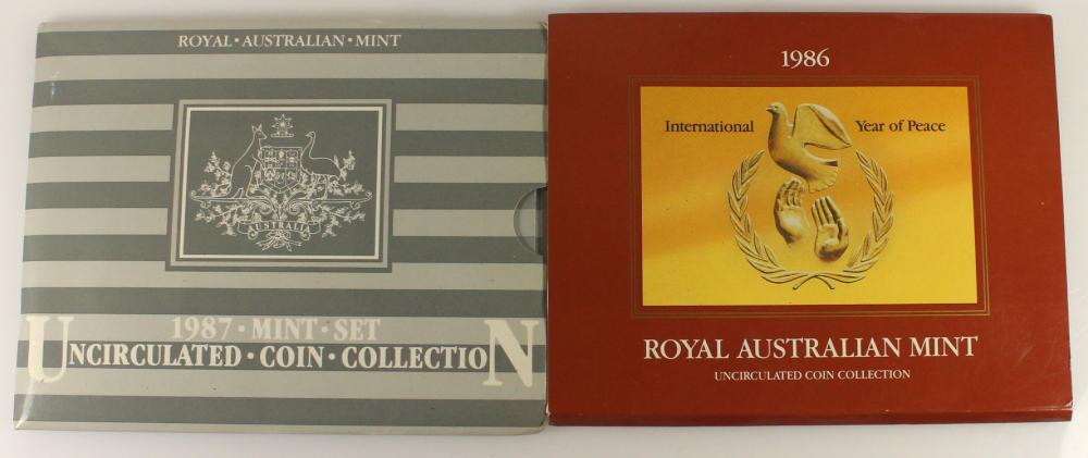 Australia 1986 & 1987 Mint ... image