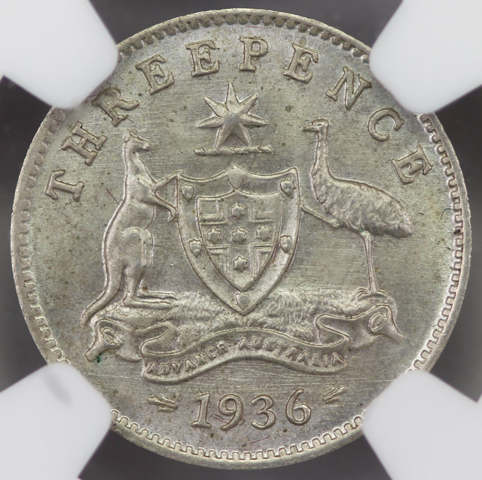 Australia 1936 Threepence, ... image