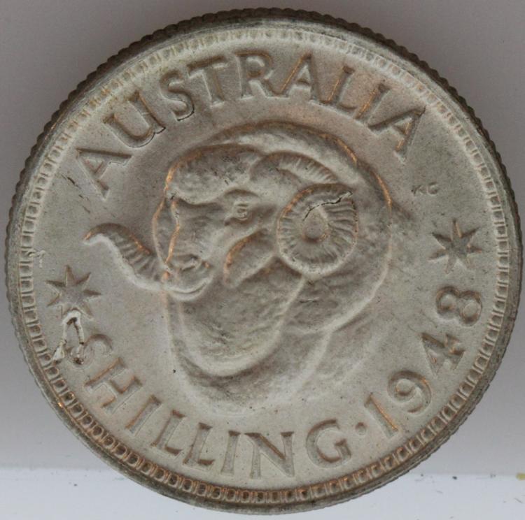 Australia 1948 Shilling, Ch... image