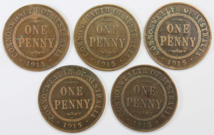 Australia 1915 Penny, Very ... image